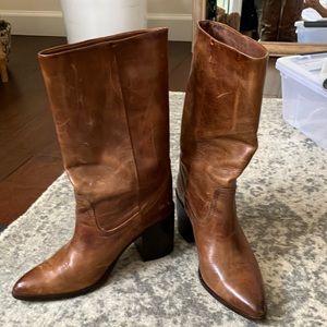 Frye mid calf dress boot